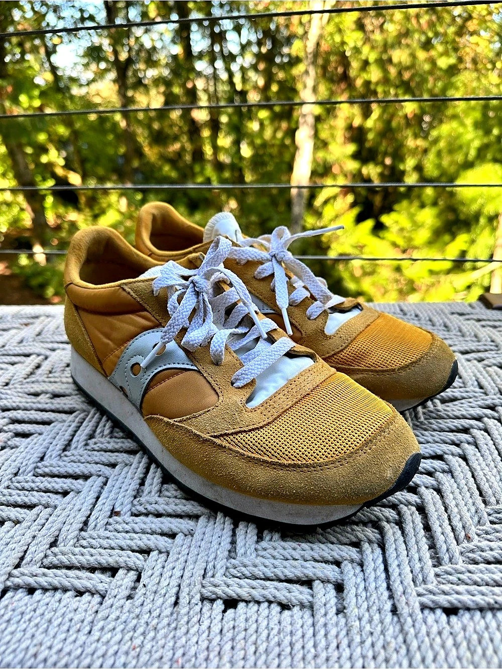 Saucony Jazz Original Vintage Women's Yellow & Gray Sneakers US 9 30